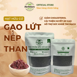 Gạo Lứt Đen Đóng Gói 200g, 500g Tiện Lợi